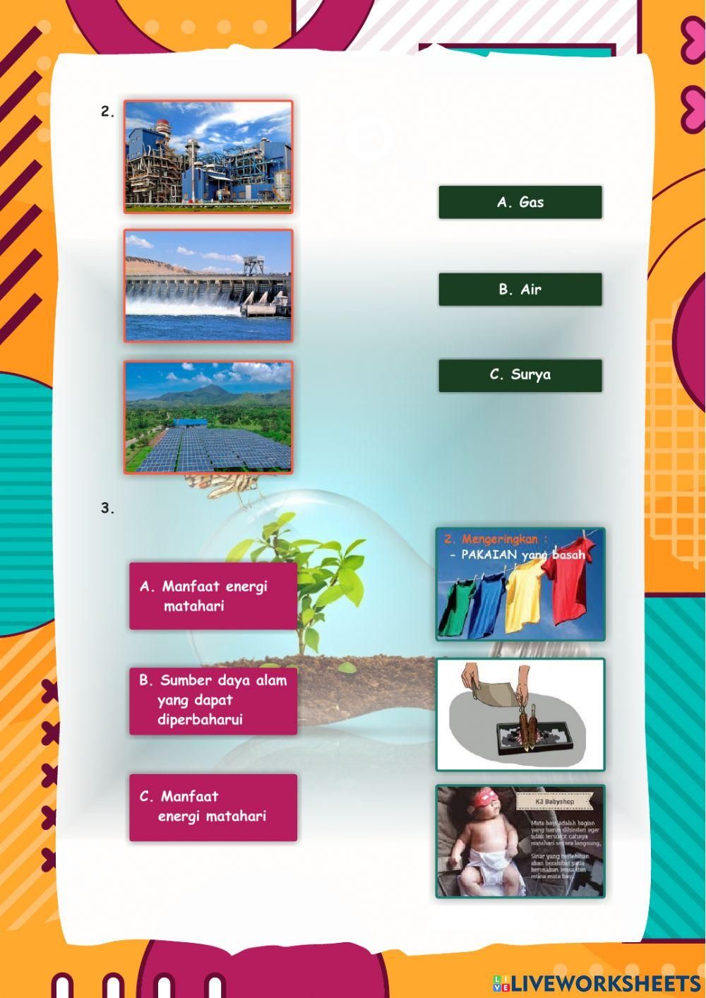 Latihan Soal Materi Sumber Energi Kelas 4 di 2025 Energi Sumber daya