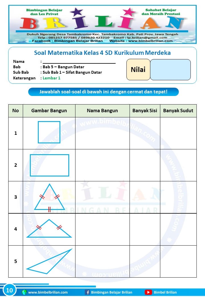 5 Trik Jitu Taklukkan Soal Matematika Kelas 4 Bangun Datar 2026