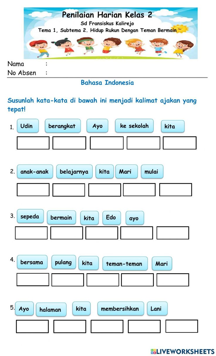 Mengukir Kalimat Sempurna Latihan Menyusun Kalimat Bahasa Indonesia