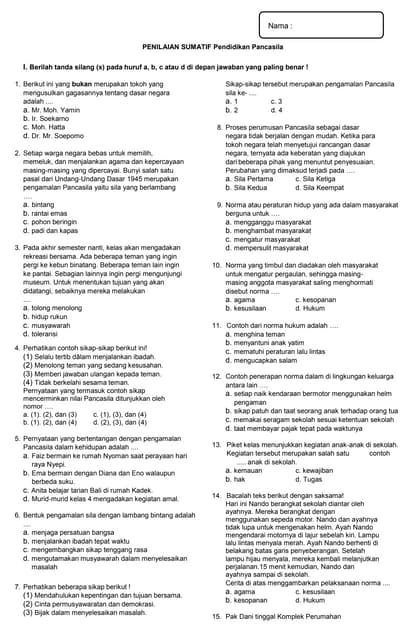 Rahasia 7 Tipe Soal PTS Kelas 4 Semester 1 di 2026 yang Jarang Diketahui