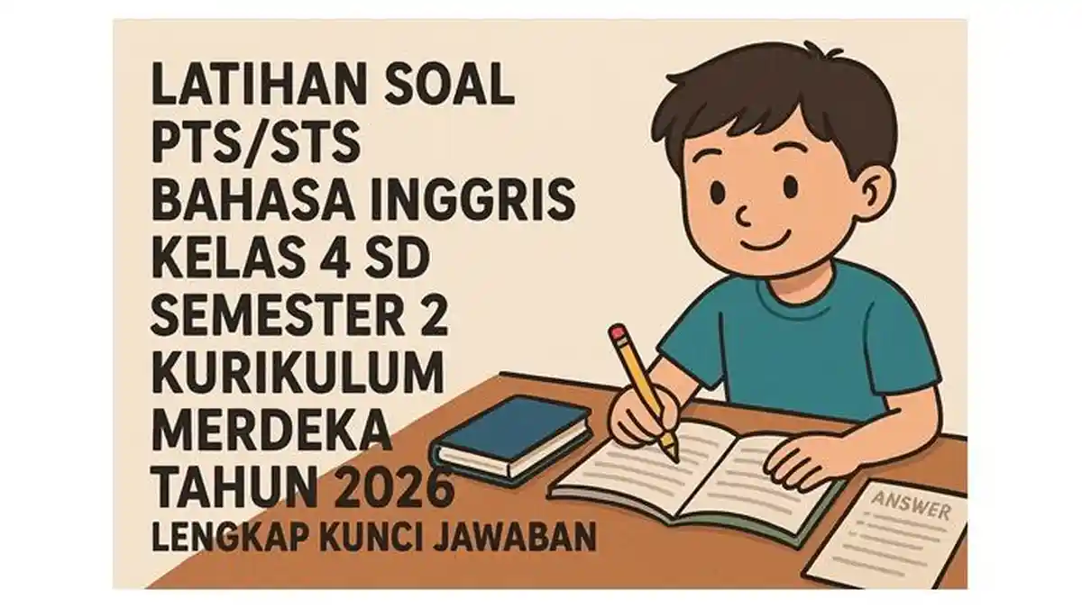 Ternyata 5 Soal Bahasa Inggris Kelas 4 SD Kurikulum 2013 Ini Bikin Anak Jago di 2026