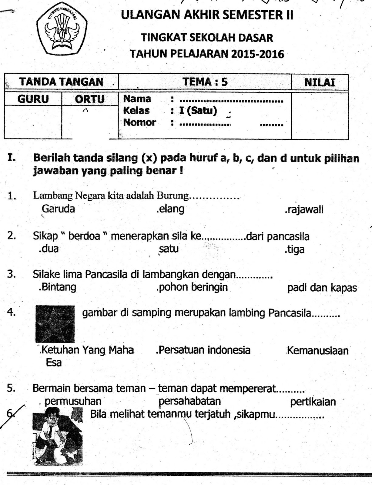 Akhirnya Terkuak 7 Tipe Soal UTS PJOK Kelas 2 SD Semester 2 Kurikulum 2013 yang Wajib Dipelajari
