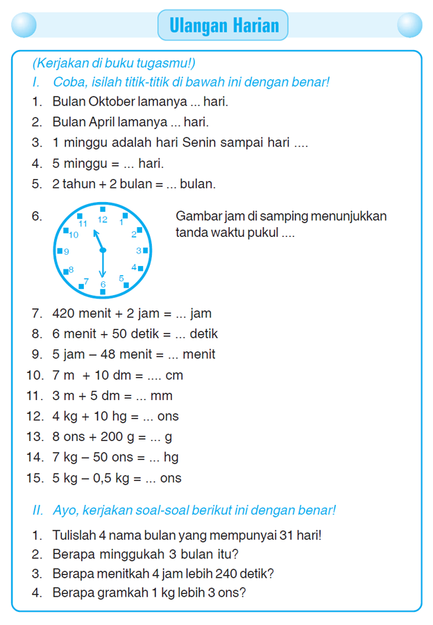 Soal Matematika Tentang Jam Kelas 3 Sd - Perumperindo co id Soal Matematika Tentang Jam Kelas 3 Sd - Perumperindo co id