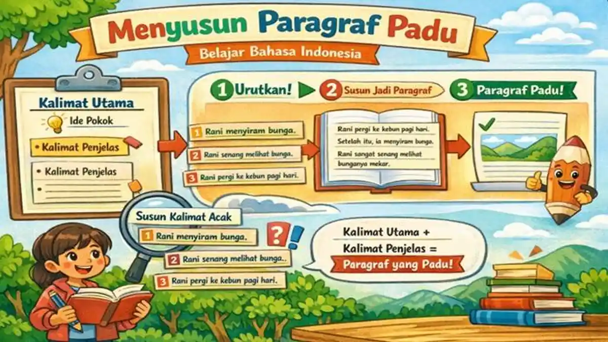 Soal Penyusunan Paragraf Sederhana Materi Bahasa Indonesia Kelas 3 SD Soal Penyusunan Paragraf Sederhana Materi Bahasa Indonesia Kelas 3 SD