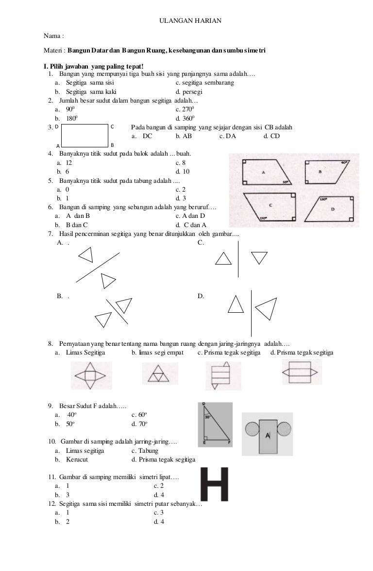 Terbukti! 5 Cara Cepat Kuasai Latihan Soal MTK Kelas 3 tentang Simetri Lipat dan Putar