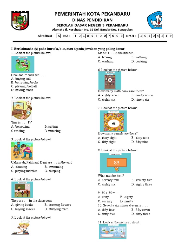 Terbukti Efektif! 7 Tips Memahami Latihan Soal Kelas 4 School Environment Sebelum Ujian