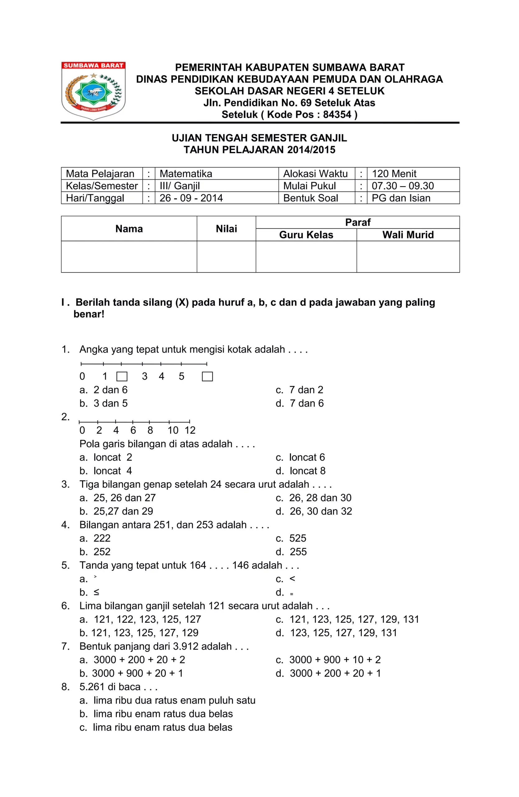 Wajib Tahu Link Download Soal UTS Bahasa Arab Kelas 3 Semester 2 Terbaru dan Terlengkap