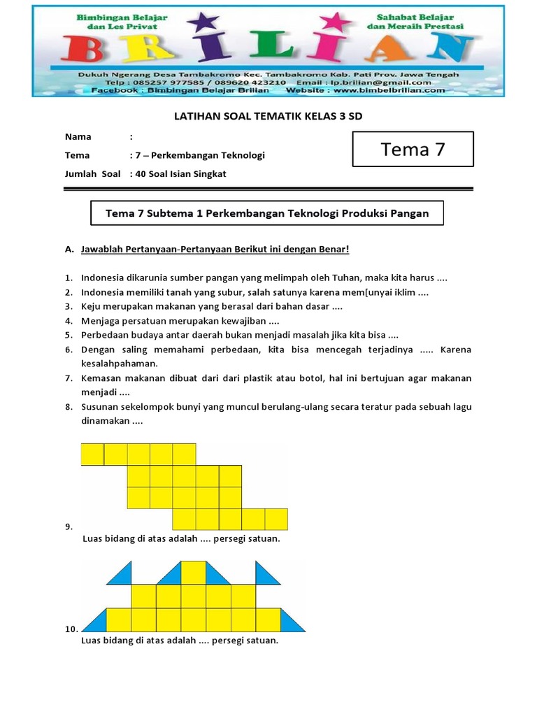 Rahasia Jawaban Soal Tema 7 Kelas 3 Perkembangan Teknologi Subtema 4 Ternyata Mudah Rahasia Jawaban Soal Tema 7 Kelas 3 Perkembangan Teknologi Subtema 4 Ternyata Mudah