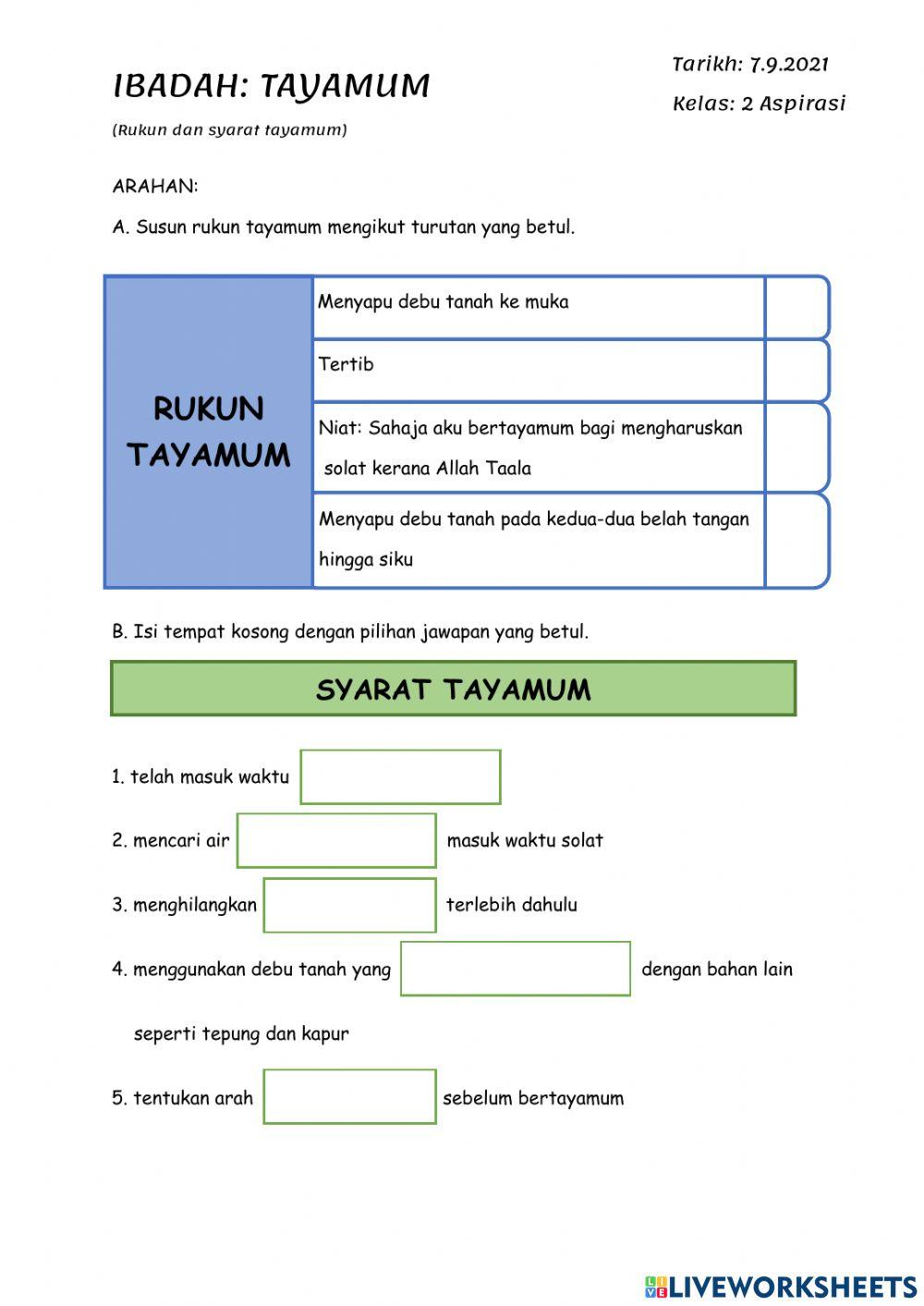 Wajib Tahu! Inilah Bocoran Soal Tayamum Kelas 3 SD yang Sering Muncul di Ujian Wajib Tahu! Inilah Bocoran Soal Tayamum Kelas 3 SD yang Sering Muncul di Ujian